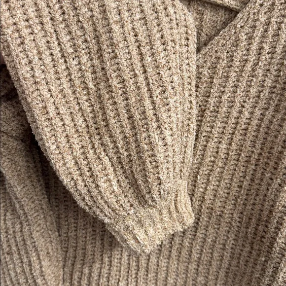 True Craft Camel V-Neck Sweater - Picture 4 of 5
